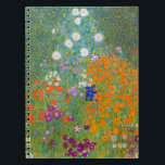 Gustav Klimt - Blumengarten Notizblock<br><div class="desc">Blumengarten - Gustav Klimt 1905-1907</div>