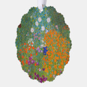 Gustav Klimt - Blumengarten Ornament Karte (Links)