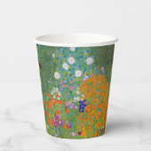 Gustav Klimt - Blumengarten Pappbecher (Rückseite)