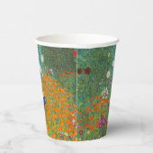 Gustav Klimt - Blumengarten Pappbecher (Rechts)