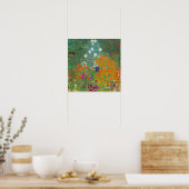 Gustav Klimt - Blumengarten Poster (Küche)