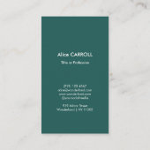 Gustav Klimt - Blumengarten - QR-Code Visitenkarte (Rückseite)