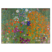 Gustav Klimt:Blumengarten Schneidebrett (Vorderseite)