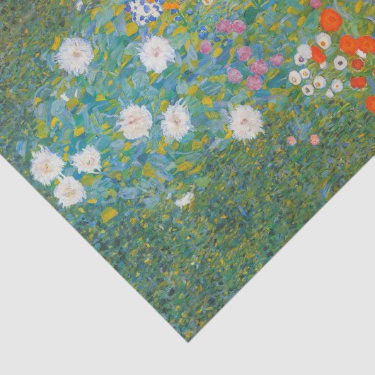 Gustav Klimt - Blumengarten Seidenpapier (Ausschnitt)