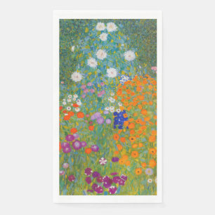 Gustav Klimt - Blumengarten Serviette
