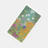 Gustav Klimt - Blumengarten Serviette (Ecke)