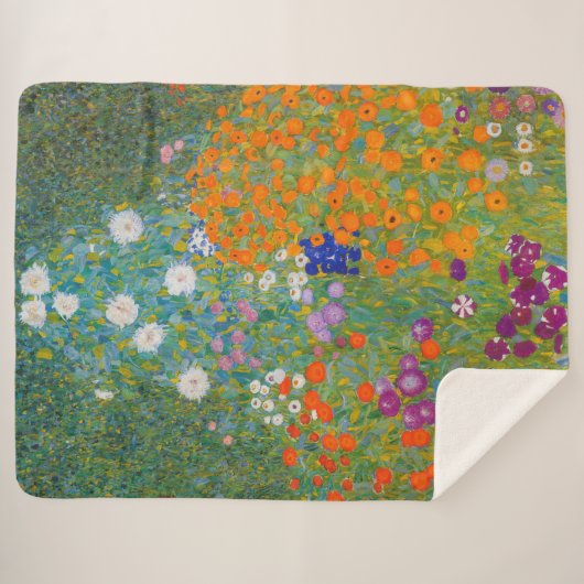 Gustav Klimt - Blumengarten Sherpadecke (Vorderseite (Horizontal))