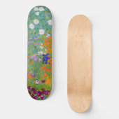 Gustav Klimt - Blumengarten Skateboard (Vorderseite)