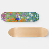 Gustav Klimt:Blumengarten Skateboard (Horizontal)