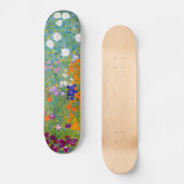 Gustav Klimt:Blumengarten Skateboard (Vorderseite)