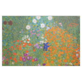 Gustav Klimt - Blumengarten Stoff