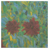 Gustav Klimt - Blumengarten Stoff (Muster)