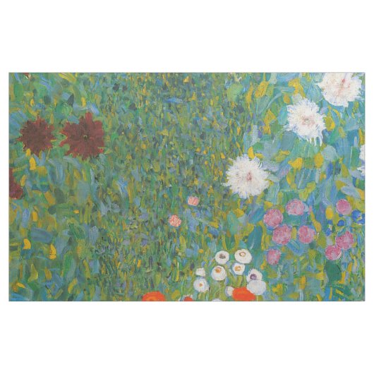 Gustav Klimt - Blumengarten Stoff (Fat Quarter (45,7 x 55,9 cm))