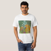 Gustav Klimt - Blumengarten T-Shirt (Vorne ganz)