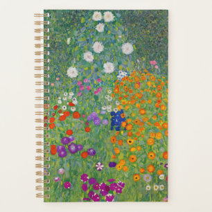 Gustav Klimt Blumengarten Vintag Jugendstil Planer