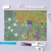 Gustav Klimt Blumengarten Vintag Jugendstil Seidenpapier (Handwerk)