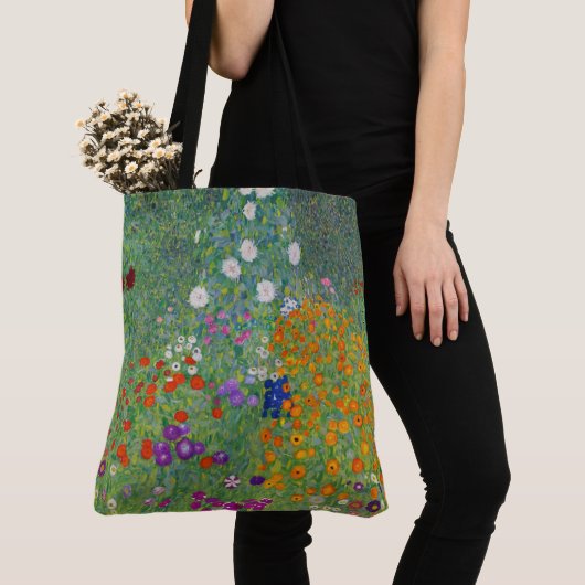 Gustav Klimt Blumengarten Vintag Jugendstil Tasche (Von Nahem)