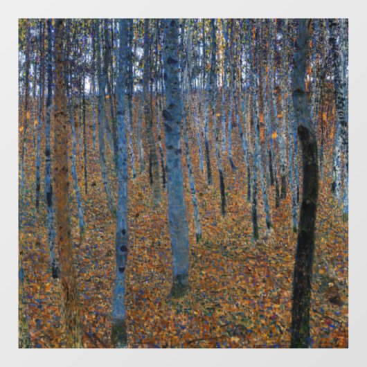 Gustav Klimt - Buche Grove I Fensteraufkleber (Blatt)