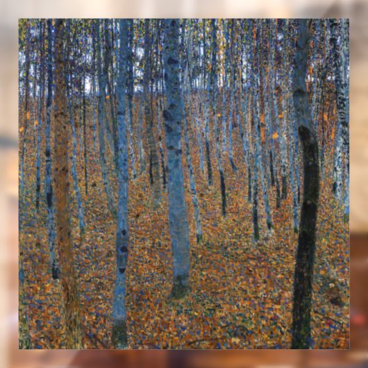 Gustav Klimt - Buche Grove I Fensteraufkleber (Blatt 2)