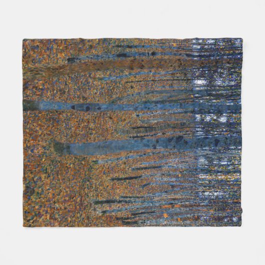 Gustav Klimt - Buche Grove I Fleecedecke (Vorderseite (Horizontal))