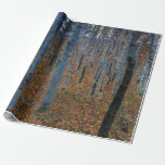 Gustav Klimt - Buche Grove I Geschenkpapier<br><div class="desc">Buche Grove I - Gustav Klimt,  Oil on Leinwand,  1902</div>