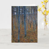 Gustav Klimt - Buche Grove I Karte (Gelbe Blume)