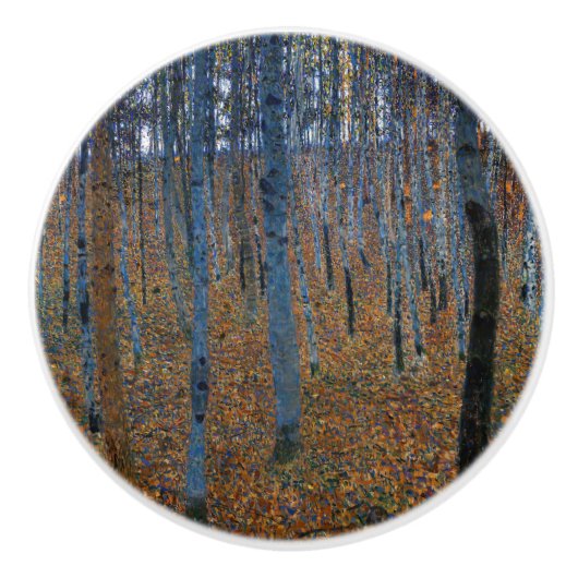 Gustav Klimt - Buche Grove I Keramikknauf (Vorderseite)