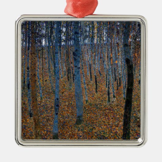 Gustav Klimt - Buche Grove I Ornament Aus Metall (Vorne)