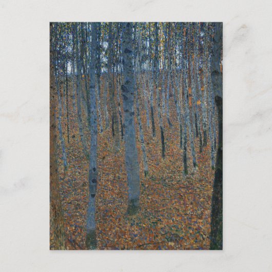 Gustav Klimt - Buchen-Waldung. Baum-Natur-wild Postkarte (Vorderseite)
