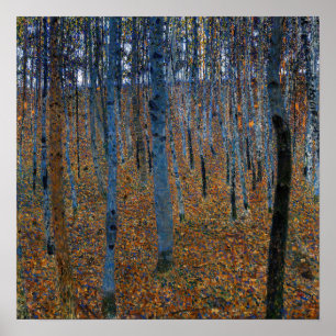 Gustav Klimt - Buchenhain I Poster