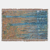 Gustav Klimt Buchenwald Vintage Fine Art Decke (Vorderseite)