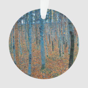 Gustav Klimt Buchenwald Vintage Fine Art Ornament