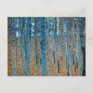 Gustav Klimt Buchenwald Vintage Fine Art Postkarte