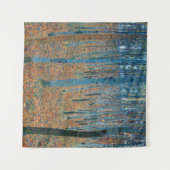 Gustav Klimt Buchenwald Vintage Fine Art Wandteppich (Vorderseite (Horizontal))