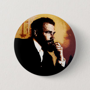 Gustav Klimt Button
