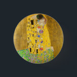 Gustav Klimt Button<br><div class="desc">Gustav Klimt über die Schaltfläche "Kiss Fine Art"</div>