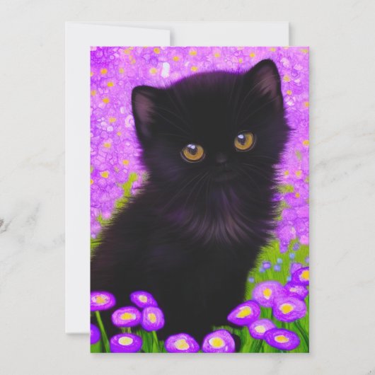 Gustav Klimt Cat Ankündigung (Vorderseite)