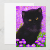 Gustav Klimt Cat Ankündigung (Vorne/Hinten)