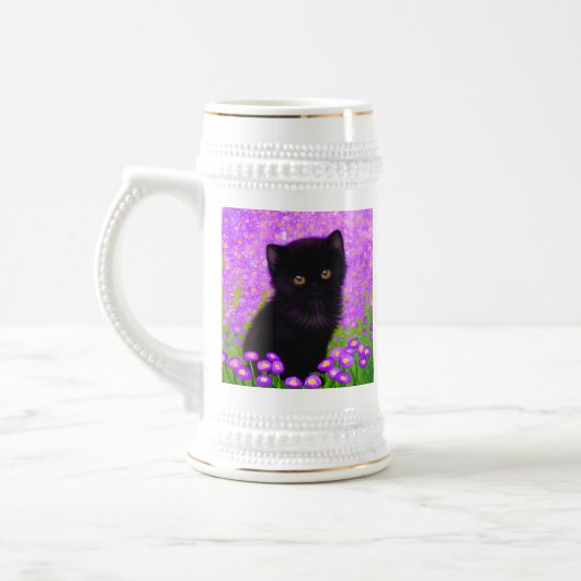 Gustav Klimt Cat Bierglas (Links)
