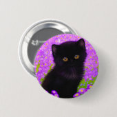 Gustav Klimt Cat Button (Vorne & Hinten)