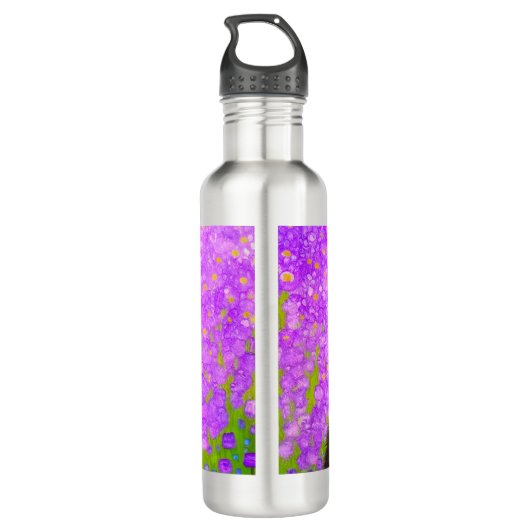 Gustav Klimt Cat Edelstahlflasche (Rückseite)