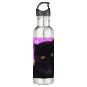 Gustav Klimt Cat Edelstahlflasche