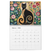 Gustav Klimt Cat | Elegant Art Nouveau Cat 2026 Kalender (Feb 2026)