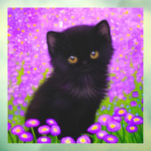 Gustav Klimt Cat Fensteraufkleber (Blatt 3)