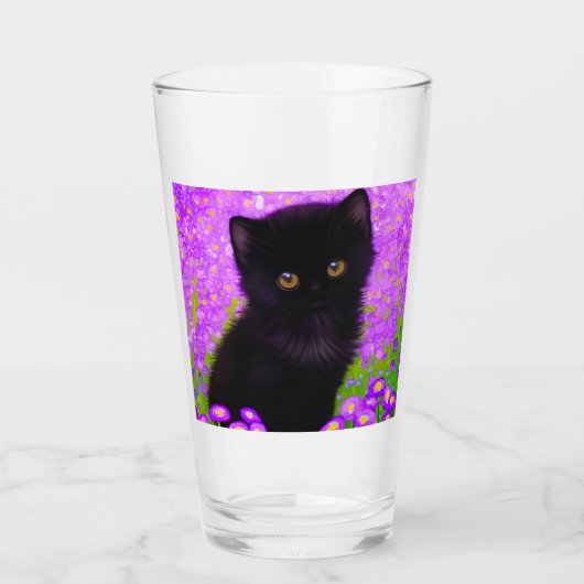 Gustav Klimt Cat Glas (Vorderseite)