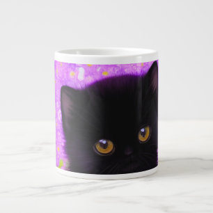 Gustav Klimt Cat Jumbo-Tasse