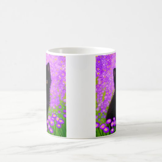 Gustav Klimt Cat Kaffeetasse (Mittel)