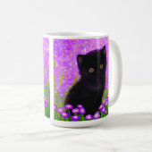 Gustav Klimt Cat Kaffeetasse (VorderseiteRechts)