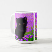 Gustav Klimt Cat Kaffeetasse (Vorderseite Links)