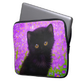 Gustav Klimt Cat Laptopschutzhülle (Vorderseite Links)